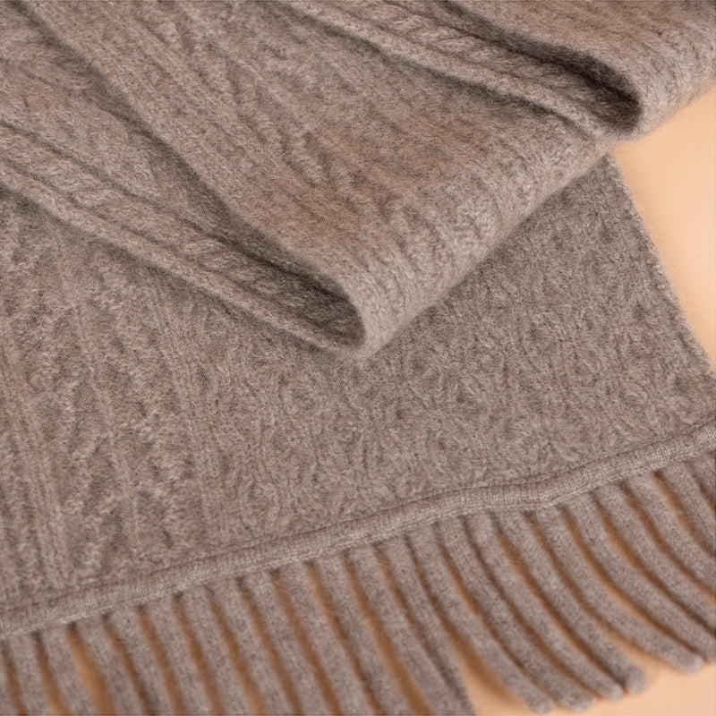 100% Cashmere Knit Scarf