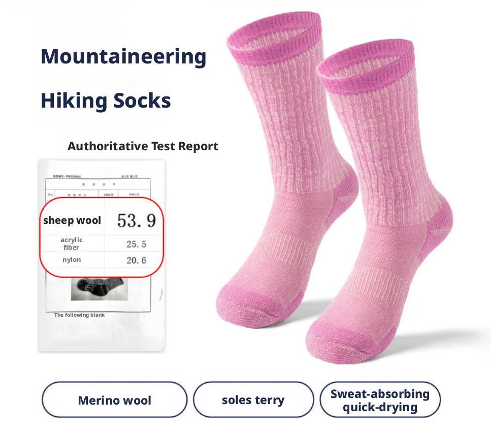 Pink Woolen Socks