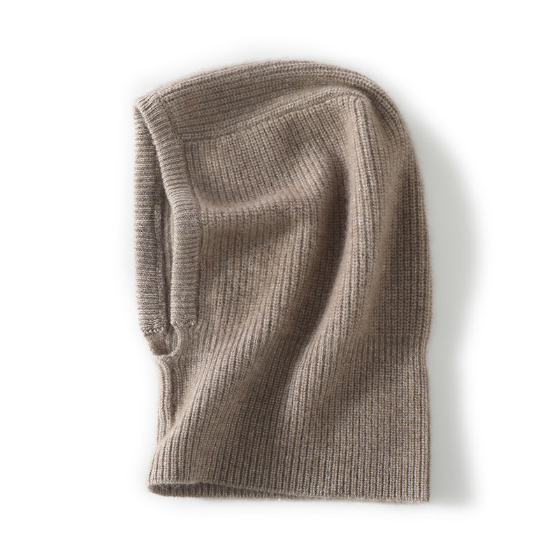 100% cashmere dusky purple beanie