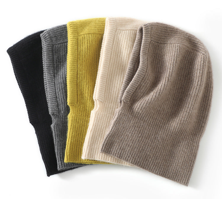 100% cashmere  moss green hat