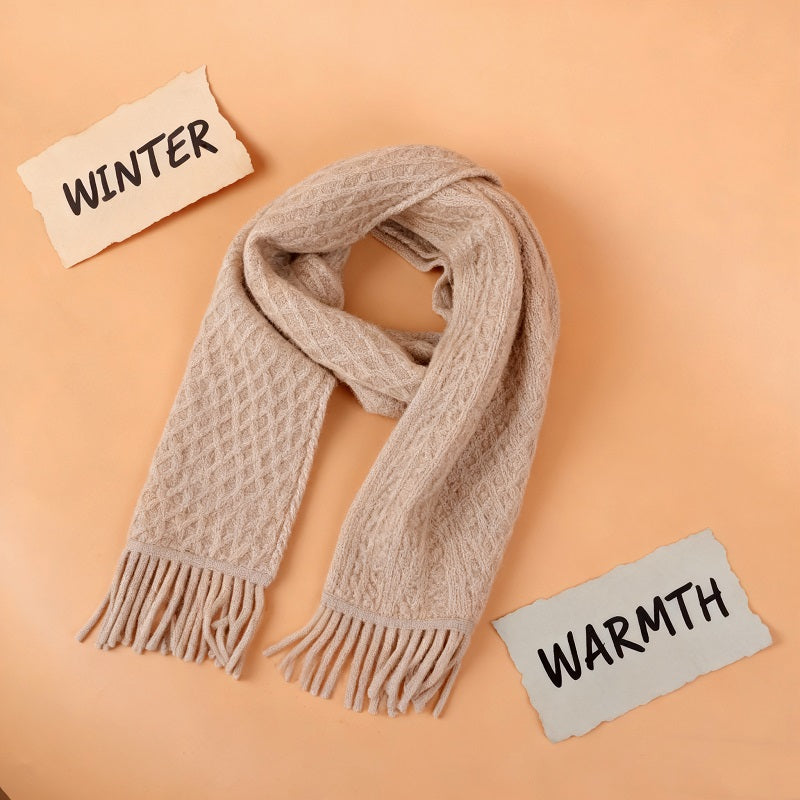 100% Cashmere Knit Scarf